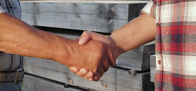 Trusted partners shaking hands