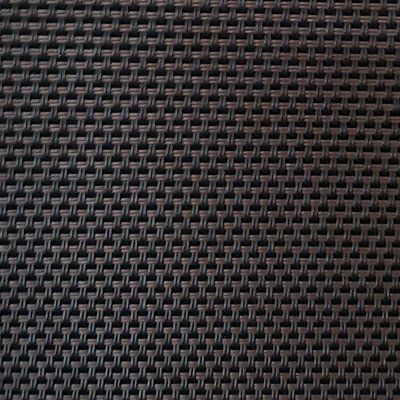 A close up of a black fabric with a woven pattern.