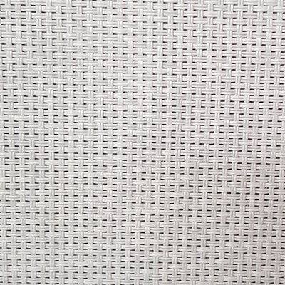 A close up of a white fabric with a weave pattern.