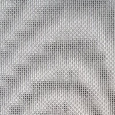 A close up of a white fabric with a grid pattern.