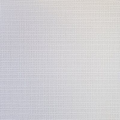 A close up of a white fabric with a grid pattern.