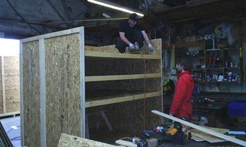 wooden storage crates