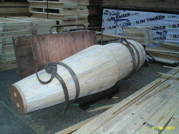 wooden barrel