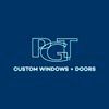 Logo for PGT, custom windows and doors.