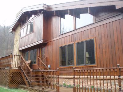 Residential front porch addition in State College, PA