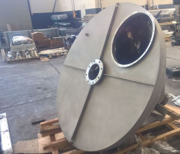 Round metal part
