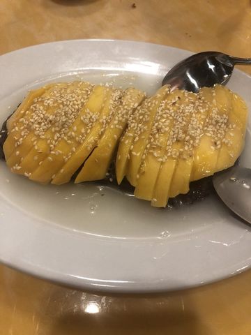 Ginger Thai Bistro — Mango with Purple Sticky Rice in Murfreesboro, TN