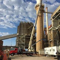 Truck on Site — Kansas City, MO — Prestige Crane Service