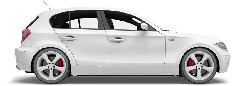 White unbranded car