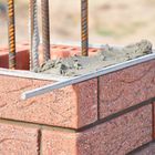 brick laying in progress