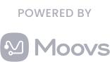 The logo for moovs is powered by moovs.