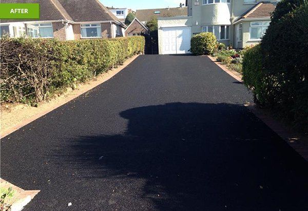 concrete driveway