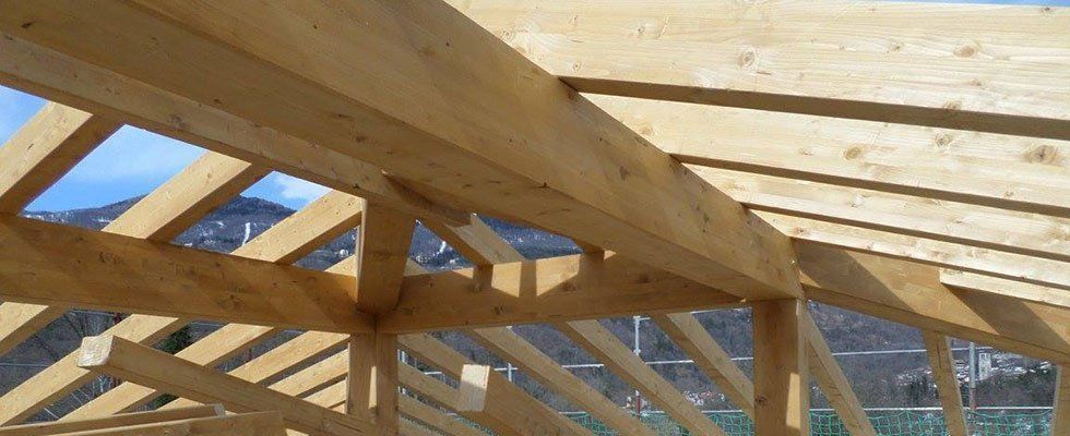 struttura in legno per una casa