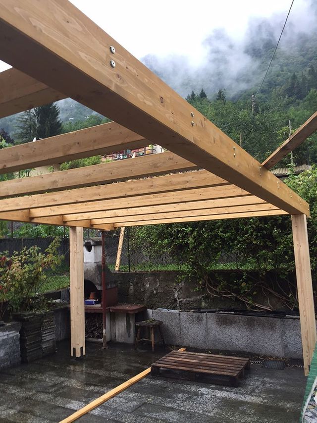 installazione di un prefabbricato in legno