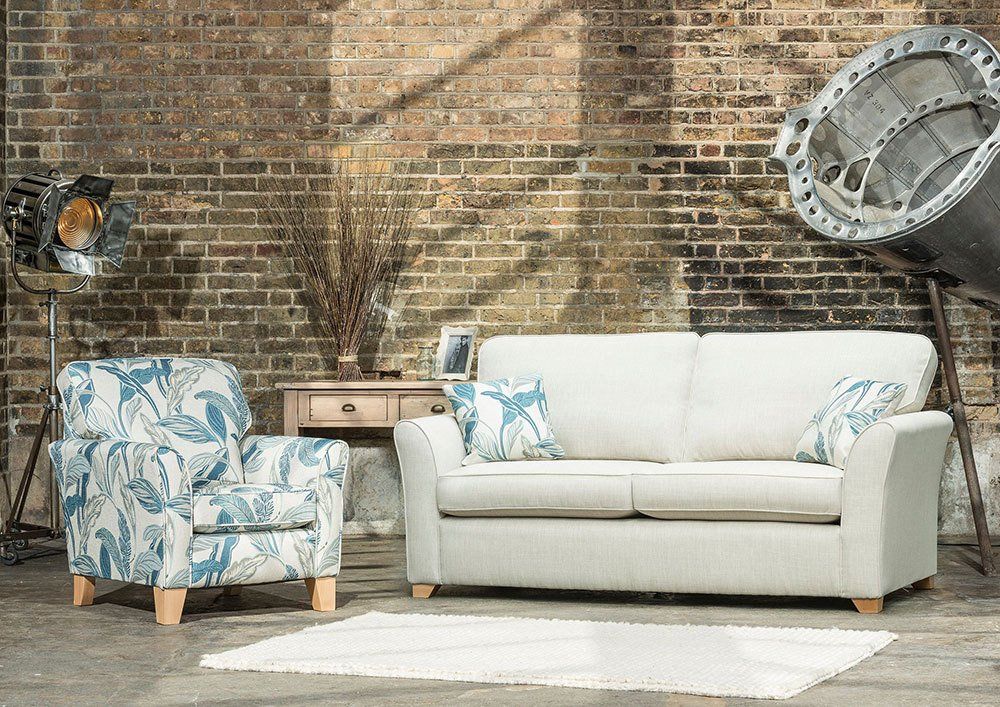 Upholstered furniture in our showroom