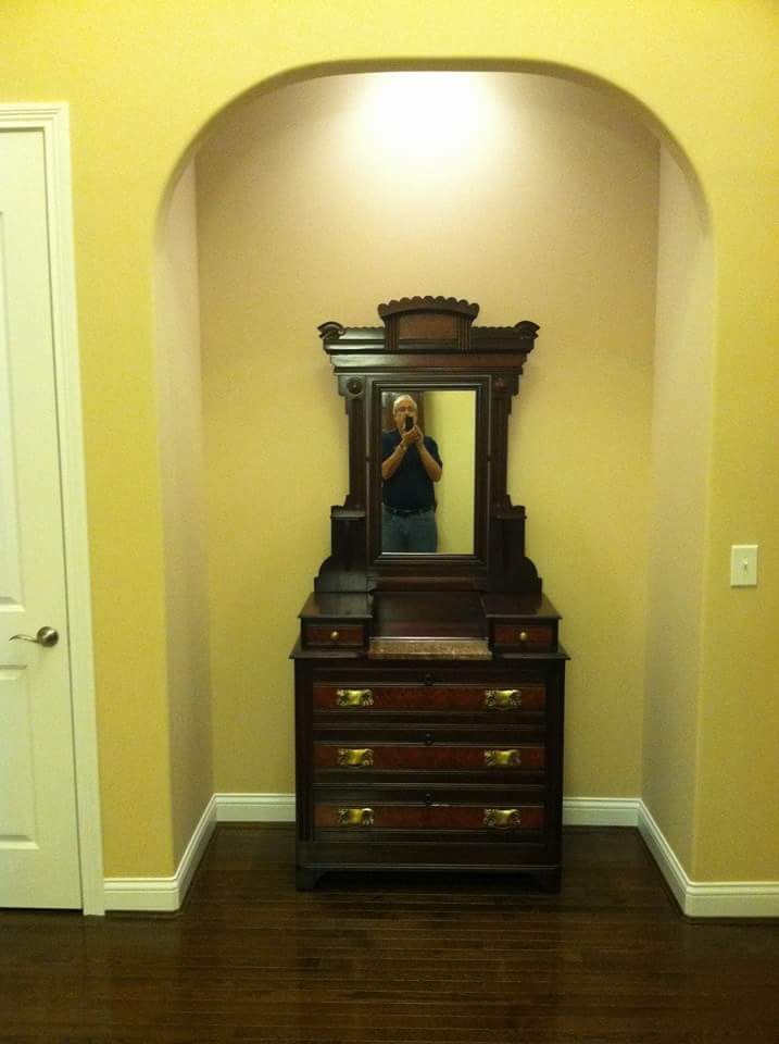 New Drawer with Mirror  — Schererville, IN — Anthony Carlo Fine Finishing & Restoration
