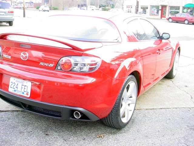 auto body parts — Back View of RX8 in Louisville, KY