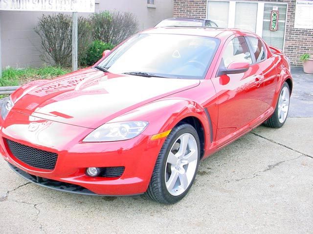 car auto repair — RX8 parked outside in Louisville, KY