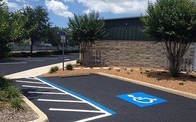 PWD Parking Space - Seal Coating in Sarasota, FL