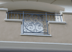 parapetto in ferro