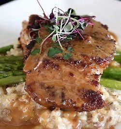Pecan-encrusted redfish from Cosmo's