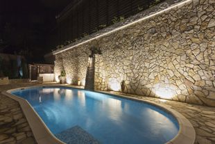 Pool with lights