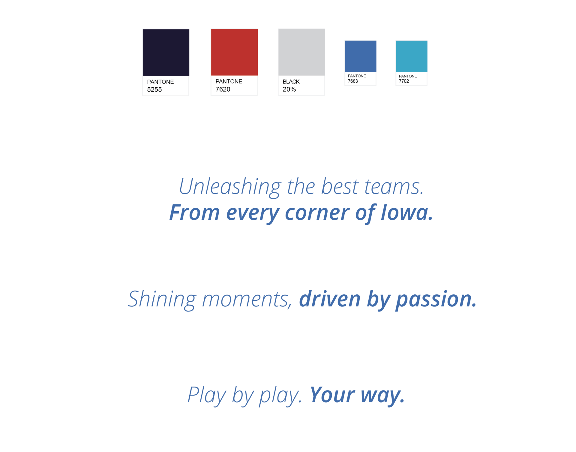 Text with color swatches above, reading 
