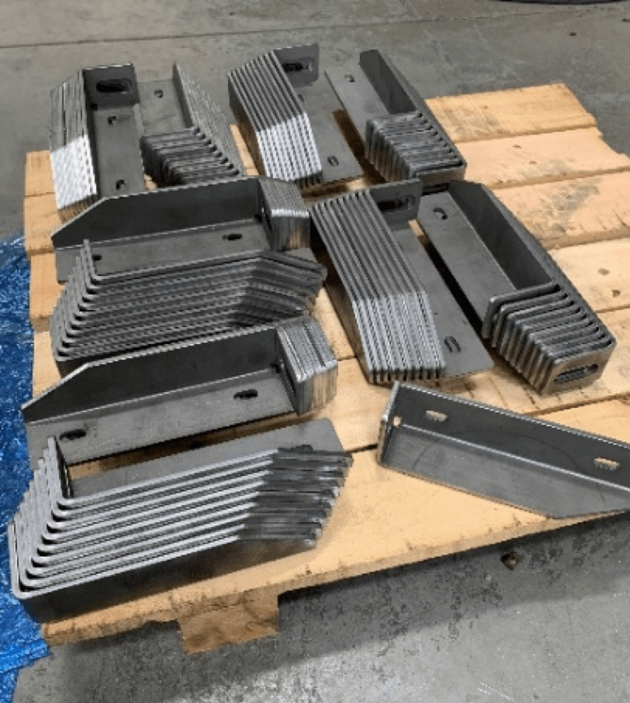 Custom Brackets and Plates Cutting and Forming