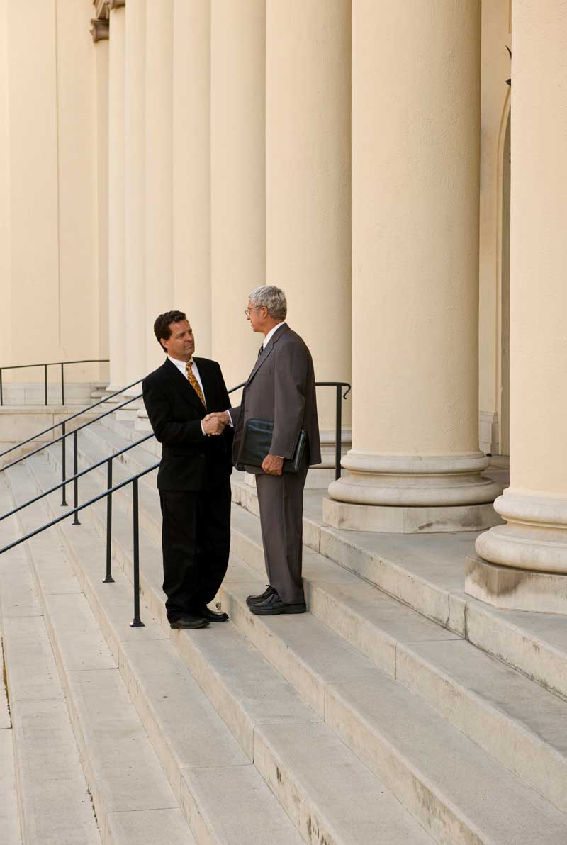 Attorneys Shaking Hands — Beverly Hills, CA — Richard D. Hoffman Law Offices