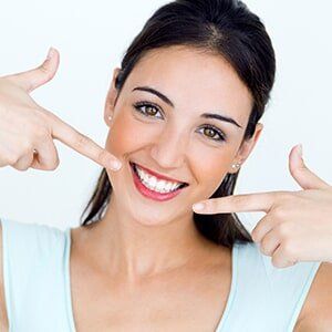 Woman with perfect smile — Family Dentistry in Castleton, NY Woman with perfect smile — Family Dentistry in Castleton, NY