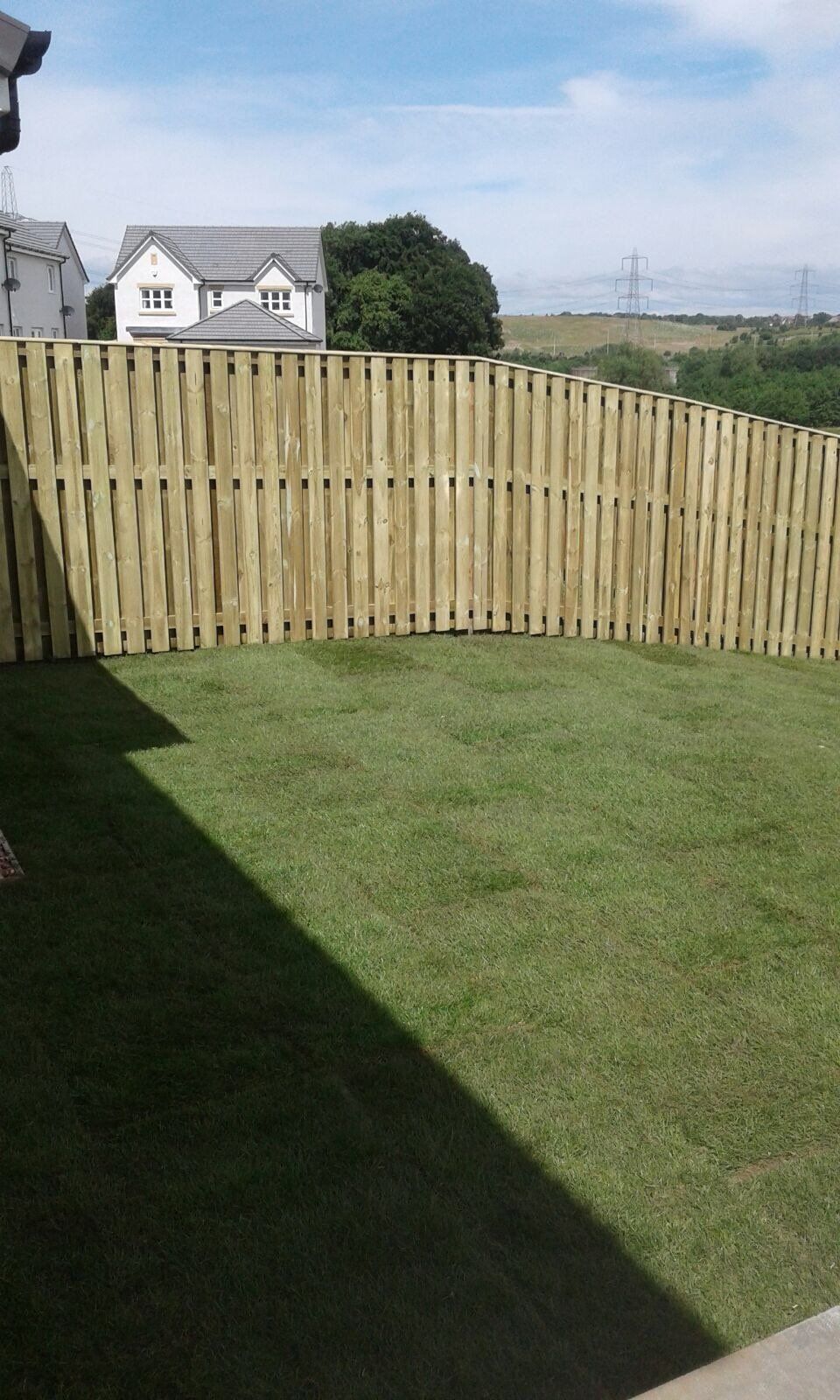new fence installed