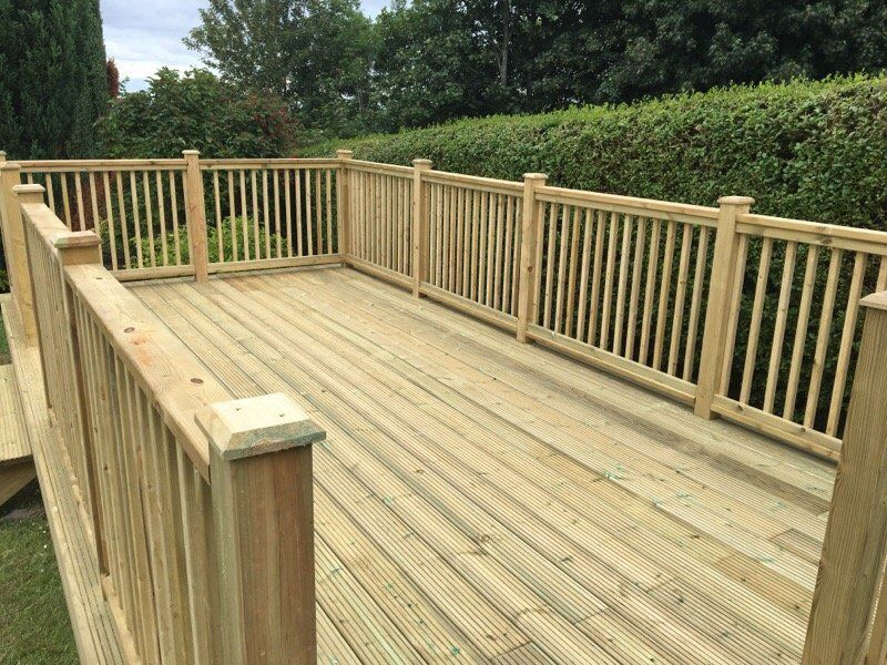 new decking installation in Glasgow
