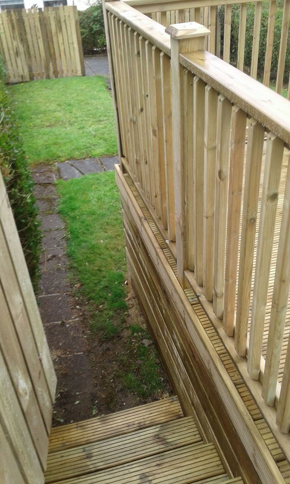 side decking view
