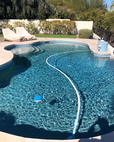 pool getting serviced in scottsdale