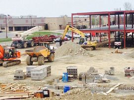 steel building frame