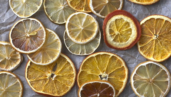 Courtesy of https://www.onecrazyhouse.com/diy-air-fresheners/ Dried Citrus Wheels