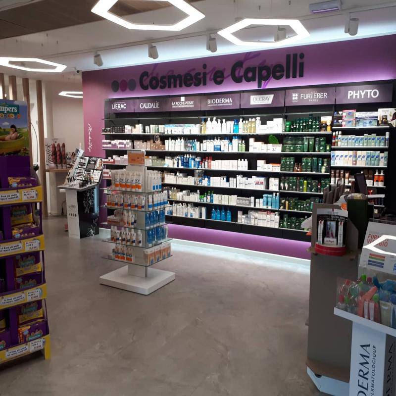 reparto di prodotti cosmetici