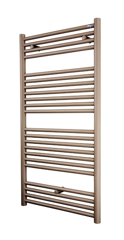 Etna electric towel radiator in beige quartz Etna electric towel radiator in beige quartz
