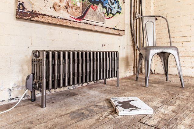 Core lacquered steel electric radiator 6 column Core lacquered steel electric radiator 6 column