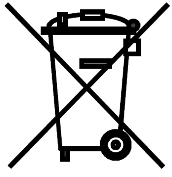 WEEE encourages the recycling and reuse of electrical and electronic equipment WEEE symbol