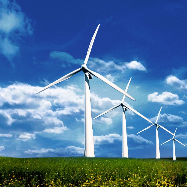 Electric heating encourages the use of cleaner energy Wind power can be used to power electric heating