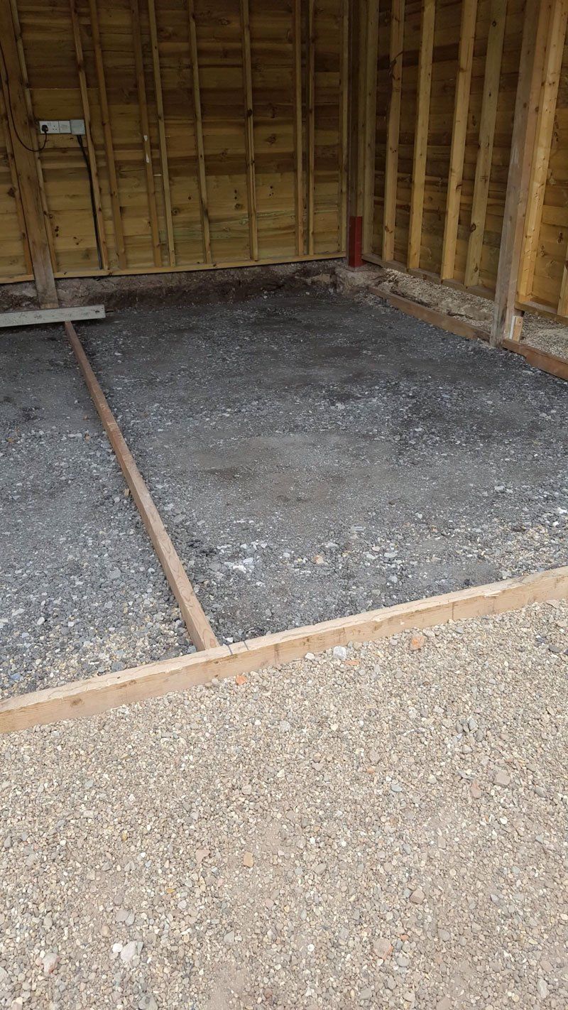 prepared ground