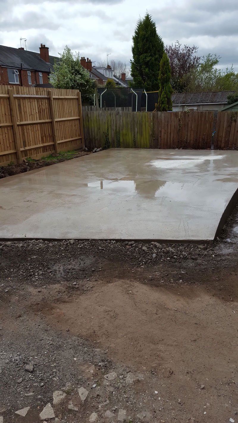 raised concrete