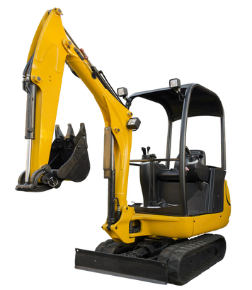 Cutout mini digger