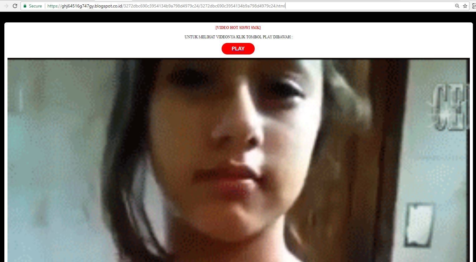Situs blogspot yang telah dipersiapkan untuk peminat posting porno