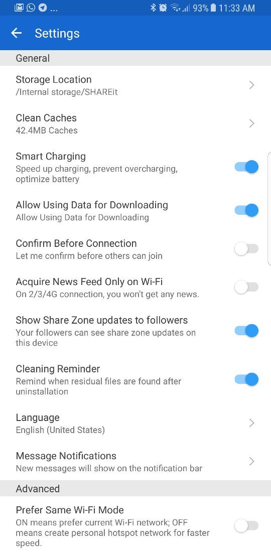 Smart Charging di SHAREit