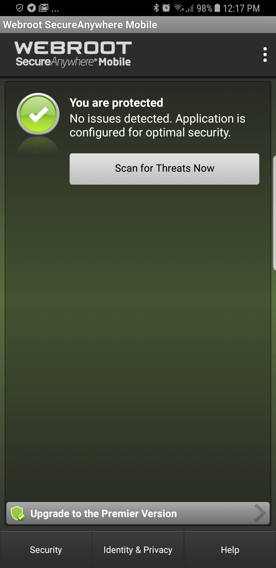 Webroot Secure Anywhere Mobile
