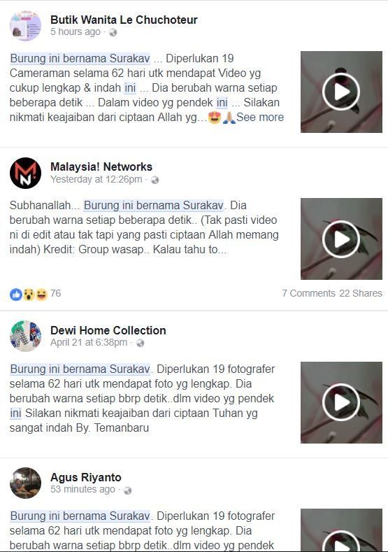 Broadcast Surakav yang rupanya juga menyebar di negara lain seperti Malaysia