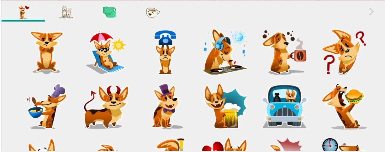 Stiker lucu dari Whatsapp