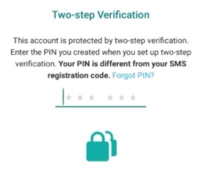 PIN perlindungan tambahan TSV Two Step Verification akan mencegah akun Whatsapp anda dibuka pembajak.